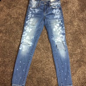 NWT- American Eagle Indigo Splatter Jeans